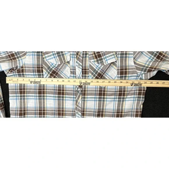 North Westwood Long Sleeve Western Shirt With Pearl Button Up Size 2x Long Slee - Picture 8 of 8